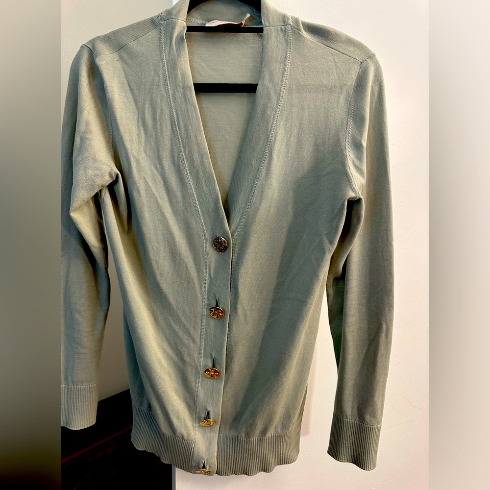 #toryburch light cardigan sweater